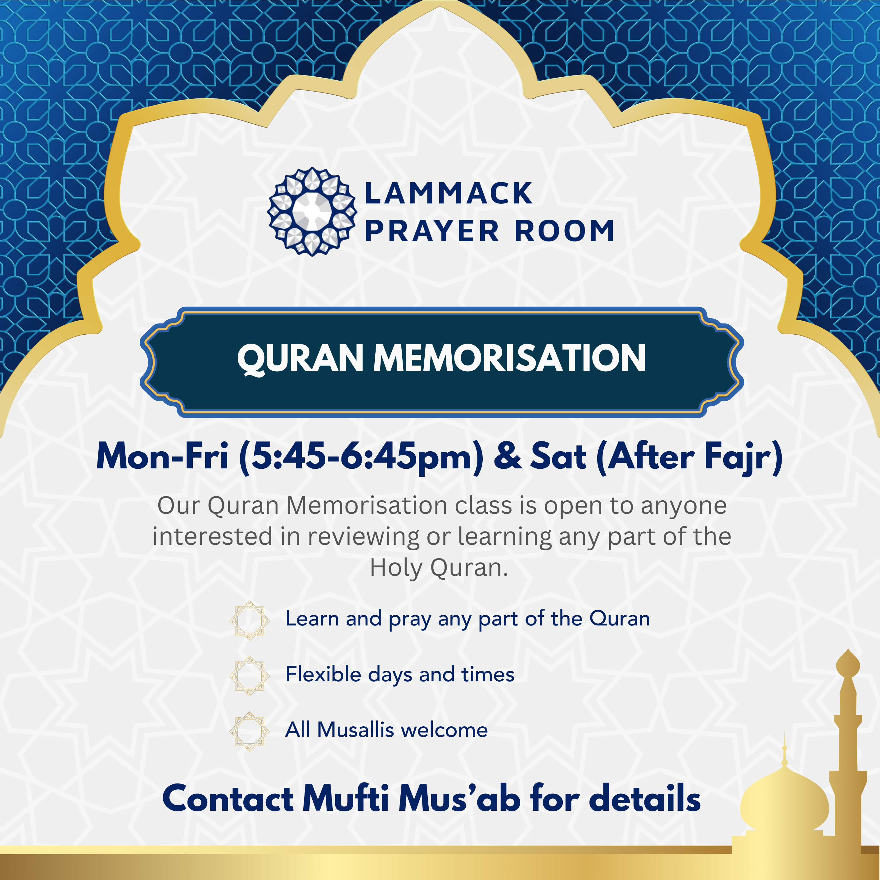 Quran Memorisation Class